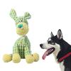 Ослик Игрушка для домашних животных, издающая звуки, Щенки Маленькие и средние Собаки Интерактивная плюшевая игрушка, пищащая, жевательная, снижающая стресс, кукла для домашних животных