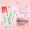 8-color Roll-on Lip Liquid, Non-stick Cup Lip Glaze, Easy-to-color Lip Gloss + Transparent Lip Oil