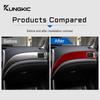 Настоящее Мягкое Углеродное Волокно Для Subaru Forester 2009 2010 2011 2012 Аксессуары LHD RHD Накладка на Панель Приборов Автомобиля Переднюю Дверь