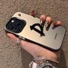 Счастливая буква для чехла на мобильный телефон Apple 16/15promax iPhone 14 цвет серебристый 13 креативный 12 личность 11