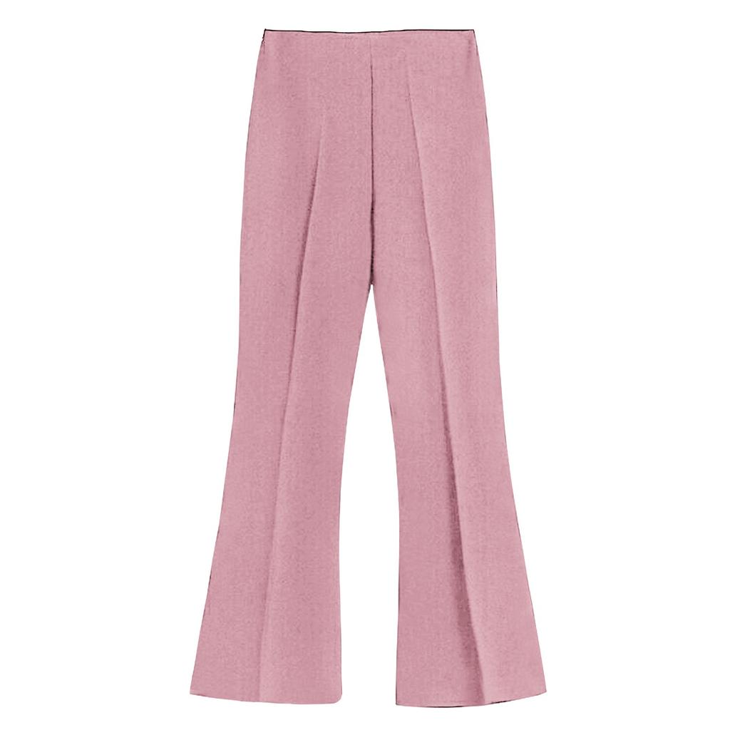 Женские брюки летние повседневные расклешенные рабочие брюки с высокой талией и карманами повседневные брюки