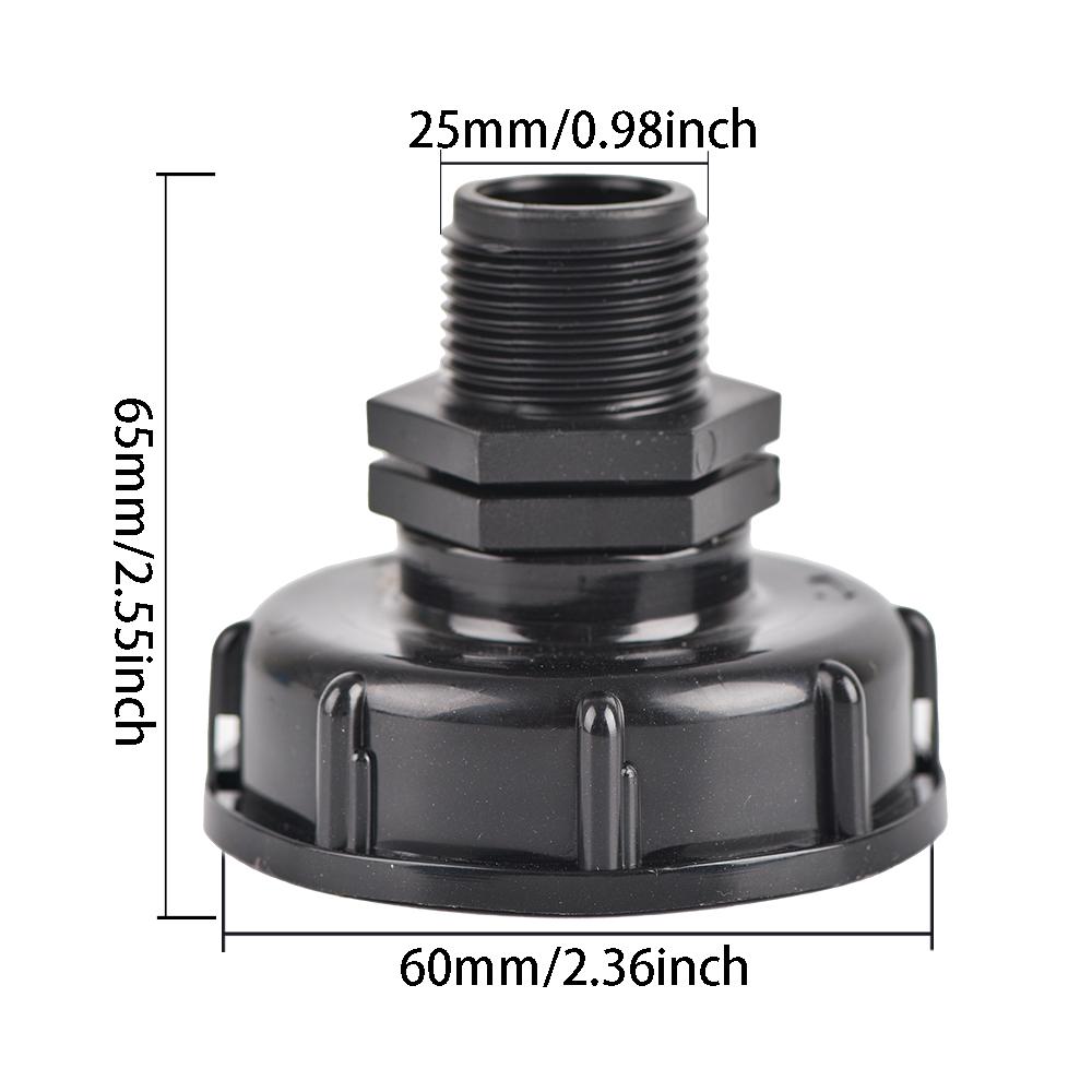 1/2" 3/4" 1" внутренняя резьба IBC бак адаптер S60 водопроводный кран соединитель клапан замена фитинг инструмент для полива сада 1 шт