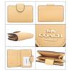 [coach] COACH Wallet (bi-fold wallet) FCR791 CR791 Tan Refined calf leather medium corner zip wallet ladies [Outlet product] [brand] [product]