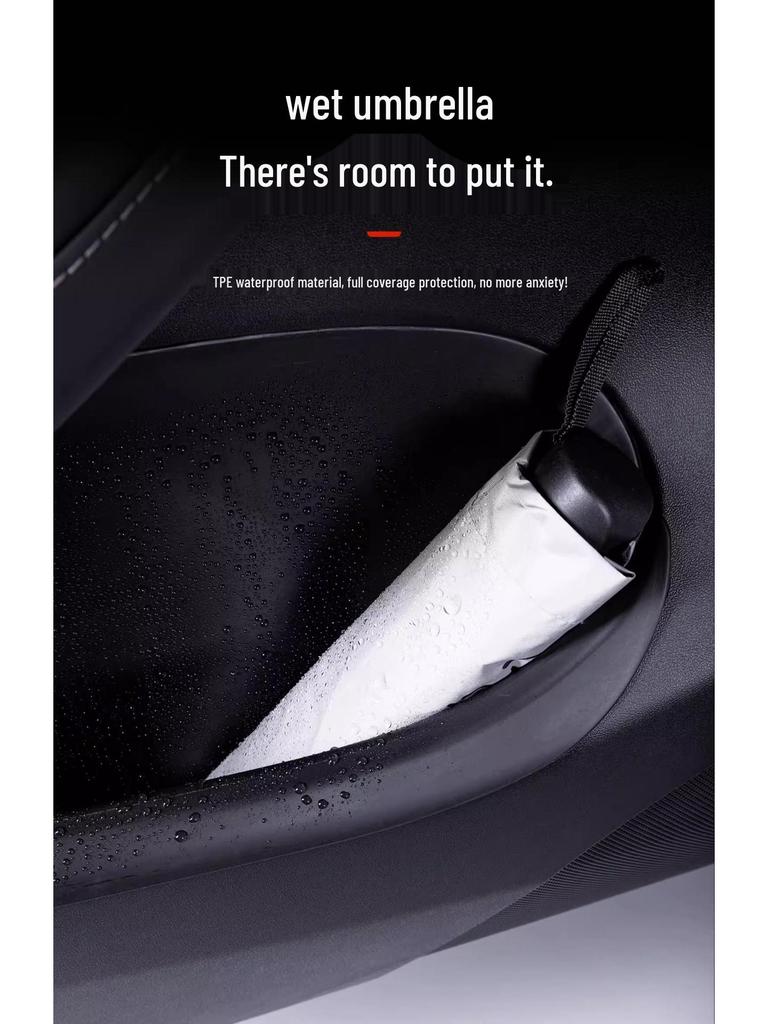 Набор ящиков для хранения в дверях Tesla Model Y - TPE, аксессуар-накладка для четырех дверей