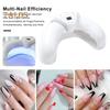 Nail Fungus Treatment Device 905nm Infrared Light 470nm Blue Light Toenail Fingernail Fungal Cleaning Onychomycosis Removal LED Therapy Lamp