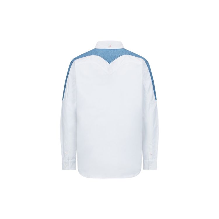 Evisu Однотонная рубашка с длинным рукавом Мужские рубашки 2ESHTM3SL249XXCT