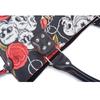 Fashion Rose Flower Gothic Handbags Women Halloween Gift Gothic Handbag Bags Great Quality Canvas Bag Ins Girls Skeleton Skulls