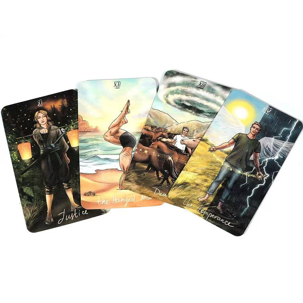 Wild Reflections Tarot Cards 10.3*6cm: Nature-Inspired Tarot Cards Beautiful Tarot Cards for Beginners 78 Pcs Cards