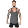 Men Gym Clothing Vest Top Casual Tank Tops Summer Bodybuilding Fitness Workout Undershirt Elastic Quick-Drying Sleeveless