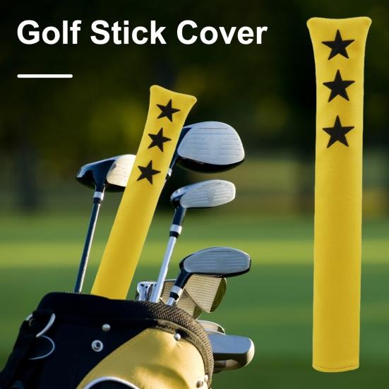 Чехол для клюшки для гольфа из искусственной кожи, водонепроницаемый защитный чехол для клюшки для гольфа
