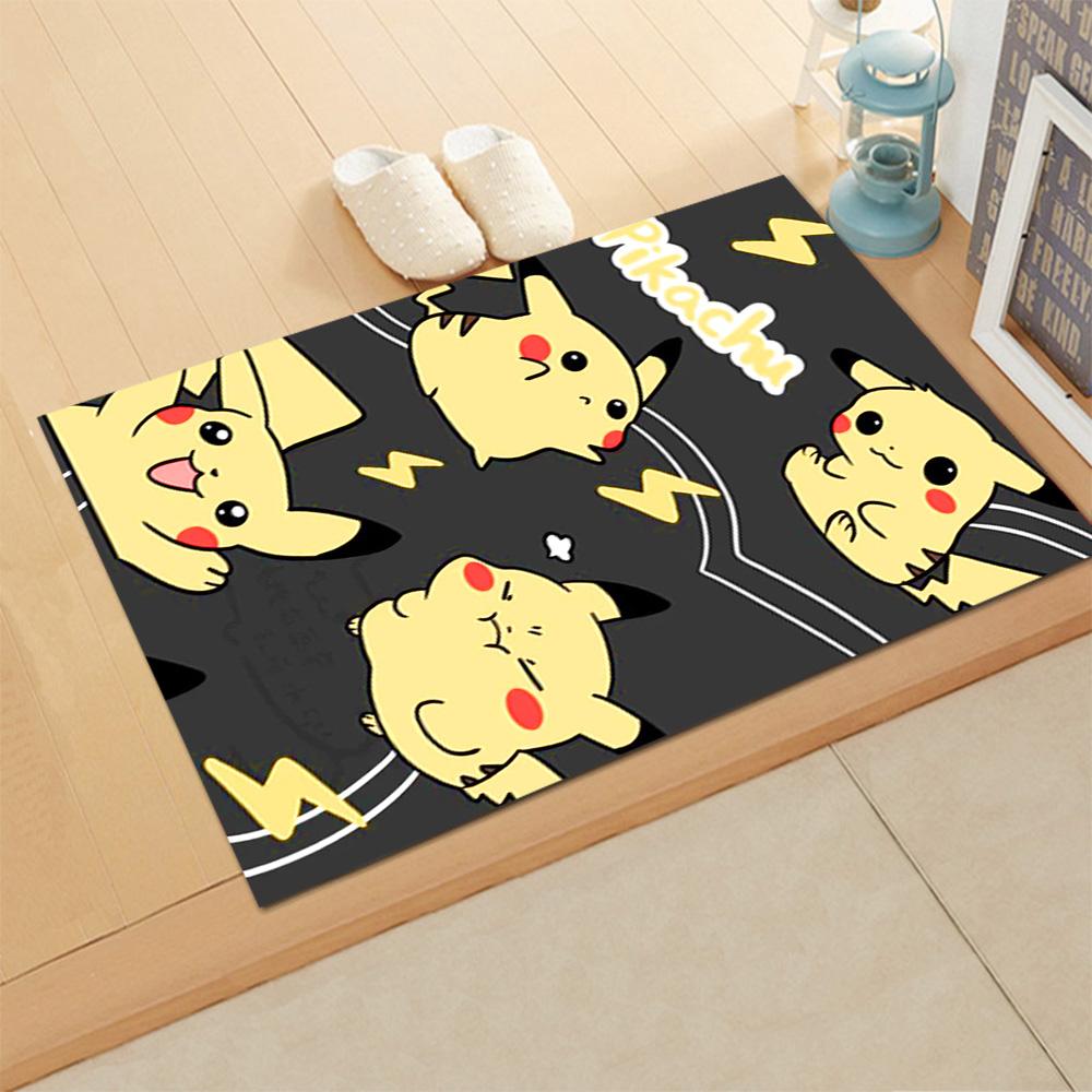 Pikachu Energy Burst rug for living rooms, bedrooms, home décor, and as gifts.