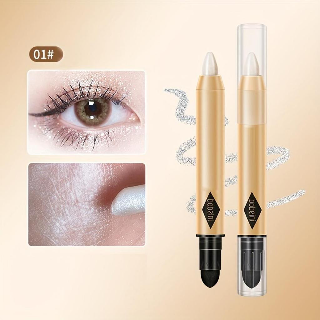 Осветите и подчеркните свои глаза с помощью двусторонней ручки для теней для выделения и контуринга.