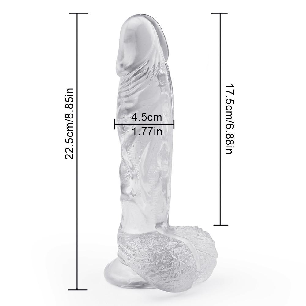 Transparent Dildo Anal Plug for Women Realistic Penis With Suction Cup Erotic Butt Plug Sex Toys Big Penis Dick Dildos Adult