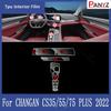 Для CHANGAN CS35 CS75 CS55 PLUS pro BENBEN E-STAR Салон автомобиля Центральная консоль Прозрачная TPU Защитная пленка Антицарапная