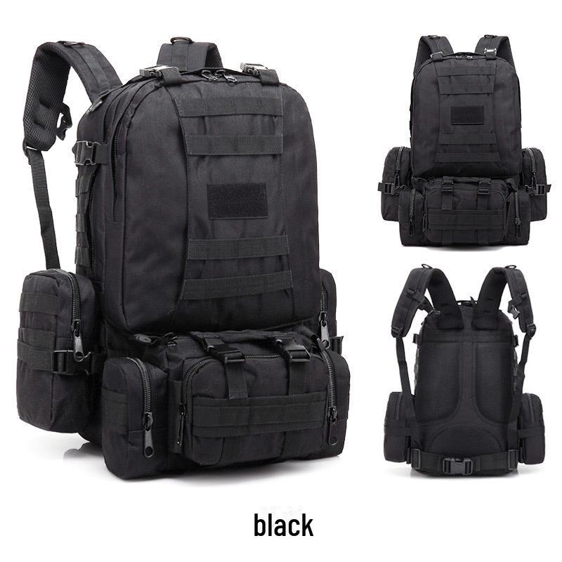 Мужской тактический камуфляжный рюкзак: Ткань Оксфорд, большая вместимость, многофункциональность для походов, альпинизма, путешествий и активного отдыха.