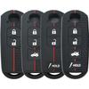 Smart Key Fob Cover For Mazda 3 6 Cx-5 Cx-9 (2012-), Keyless Entry Remote Case, Premium Silicone Anti-Scratch Shell