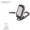 USB Rechargeable COB Work Light Portable LED Flashlight Adjustable Waterproof Camping Lantern Magnet Design with Power Display