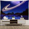 Вселенная Космос Млечный Путь Галактика Арт Гобелен Настенный Пляжное Полотенце Коврик Для Пикника Общежитие Спальня Комната Эстетика Домашний Декор