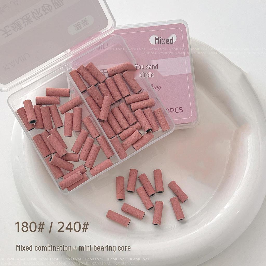 Салонный маникюр Высококачественные шлифовальные ленты со стальным мандрелем - Прочные, износостойкие инструменты