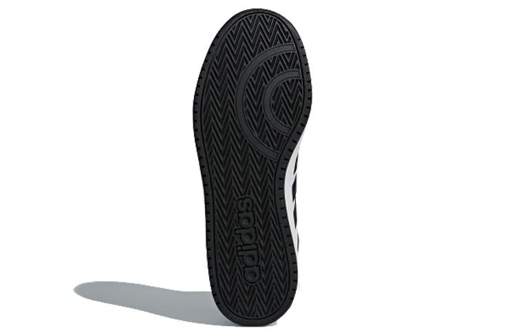 adidas Кроссовки Hoops 2.0 Mid 'Белый Черный' BB7208