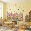 DIY Wall Stickers Colorful Static Adhesive Stickers Fashion Electrostatic Stickers  Window