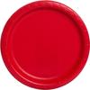 Unique Party Plastic Round Party Plates (Pack of 8)
