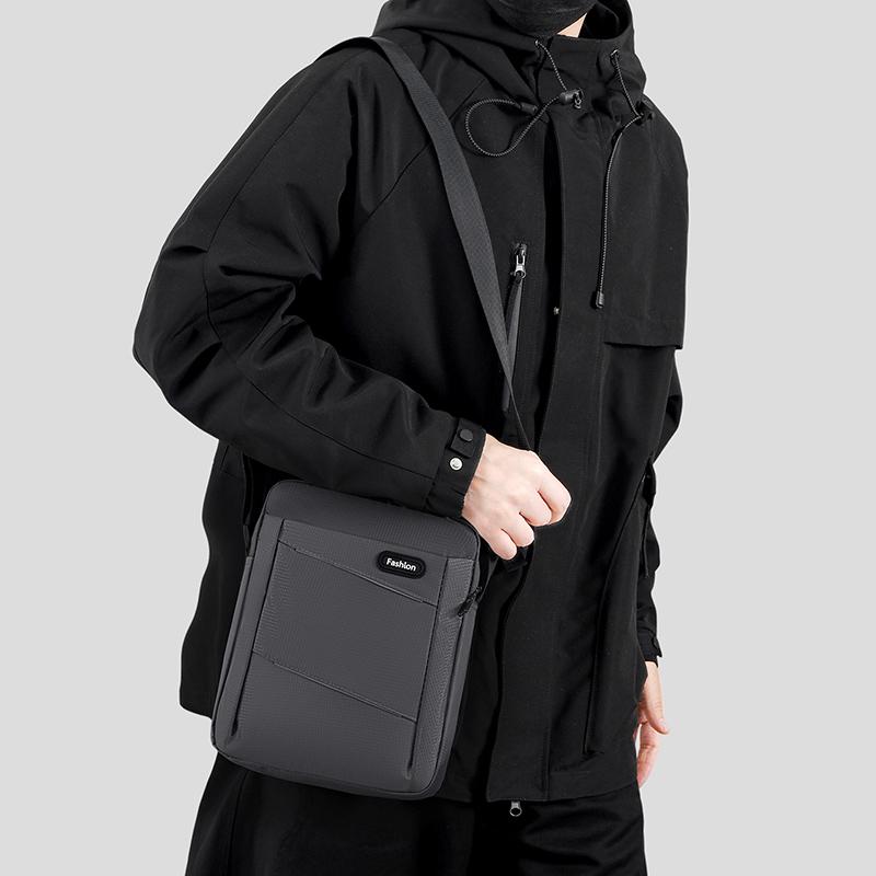 Мужская многофункциональная наплечная сумка водонепроницаемый портфель прочная ткань Оксфорд деловая сумка-тоут с несколькими отделениями