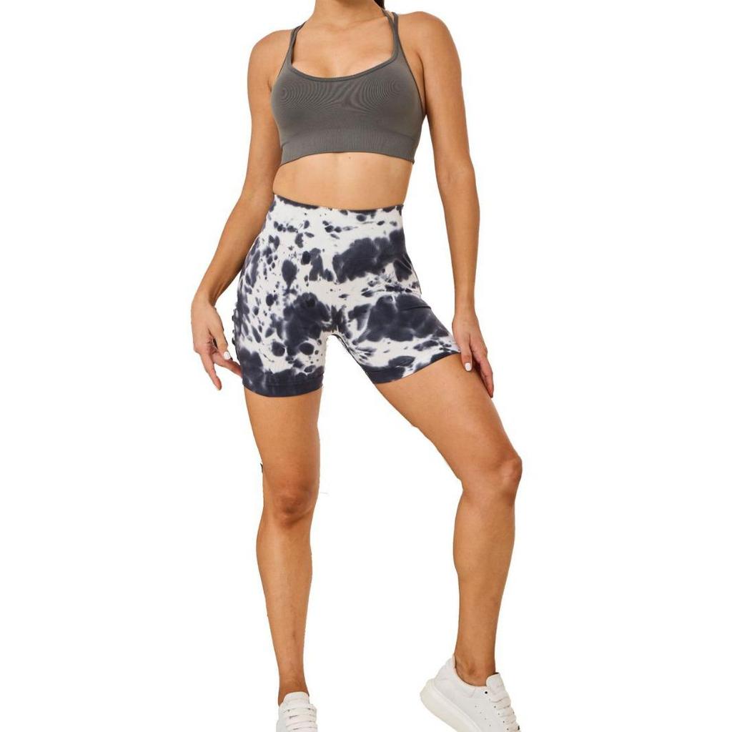 2023 DARCSPORT Женские бесшовные трикотажные фитнес-шорты с головой волка