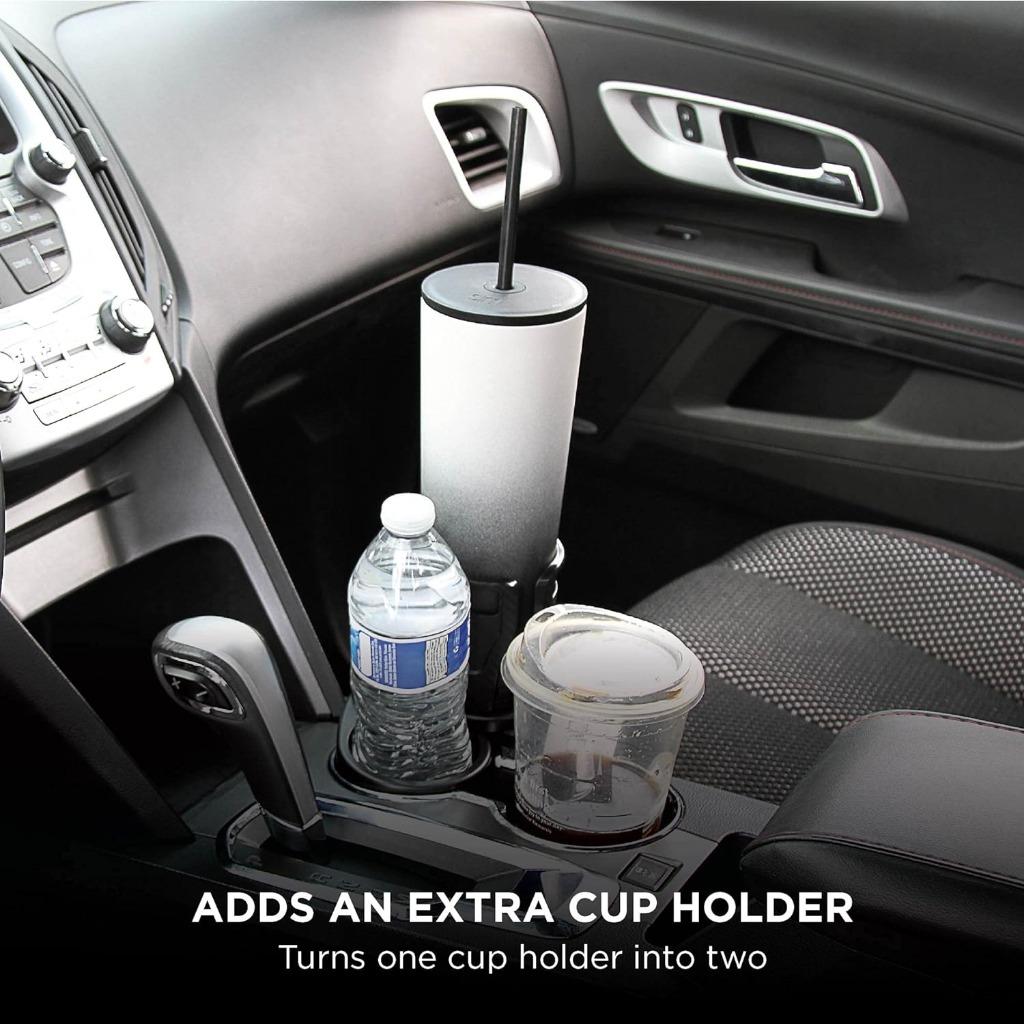 Автомобильный держатель для чашки, расширитель для автомобильного адаптера, регулируемый многофункциональный двойной держатель для чашки с держателем для телефона, органайзер для ароматерапии