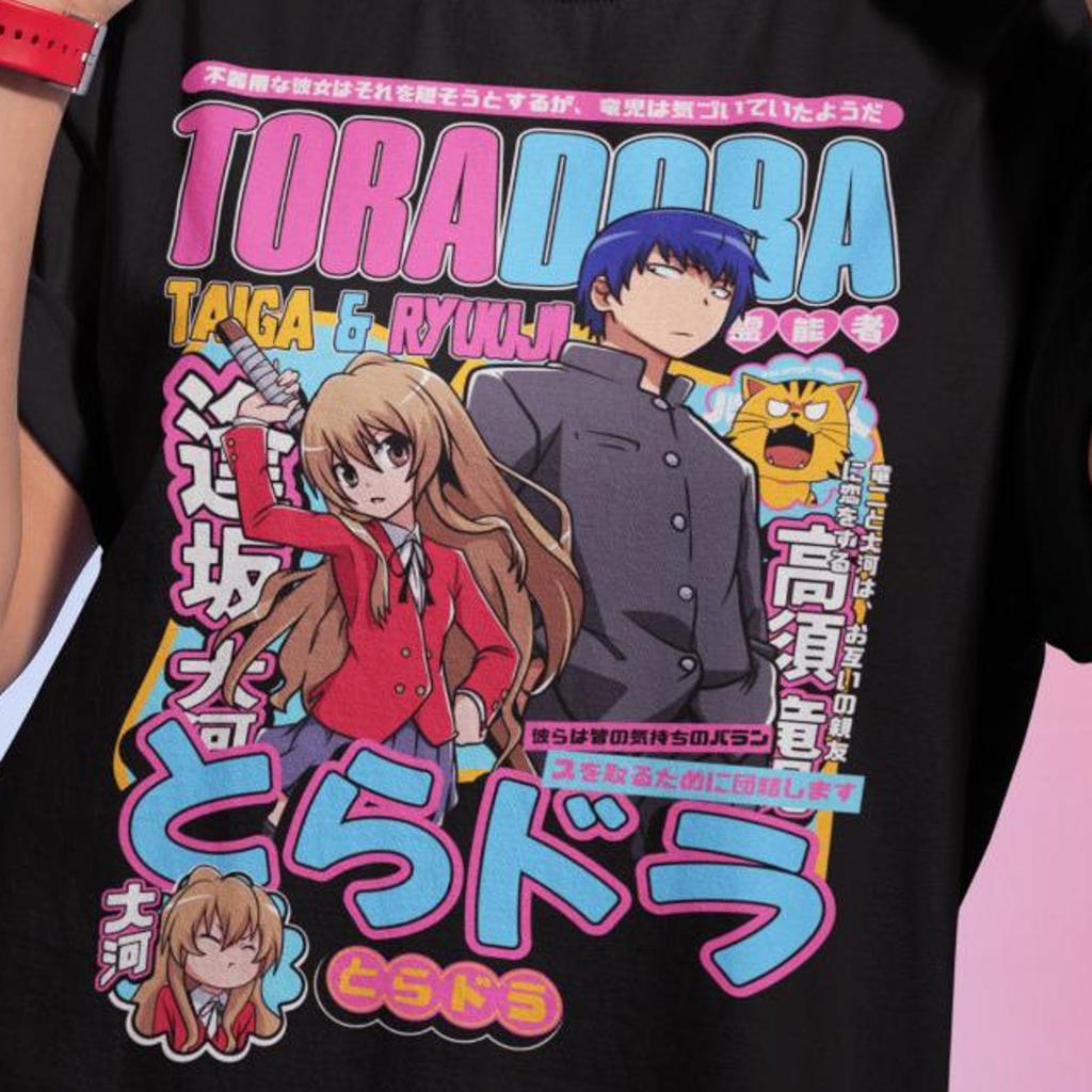 Anime Unisex Tee, Toradora Taiga Aisaka Promise T-Shirt, Ryuji Takasu Manga Shirt, Gift for Anime Fans, Anime Lover Shirt, Otaku Clothing,