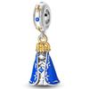 Charms Beads 925 Silver Pink Perfume Bottle Letter Luminous Firefly Tarot Card Beads Fit DIY Bracelets Jewelry