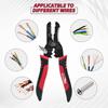 HOUSERAN Wire Stripper Cable Electrical Wire Wire Wire Crimping Tool 5-Piece Set, Multi-Function Stripper, Stripper, Stripper, Cutter, Pliers,
