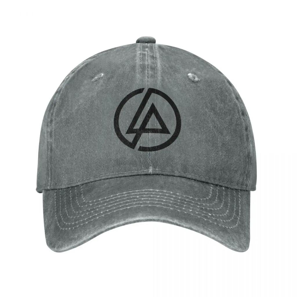 Linkin-Park Meteora Minutes To Midnight Угловой Эмблема Джинсовая Кепка-Snapback с Потертостями Унисекс Женская Регулируемая Кепка