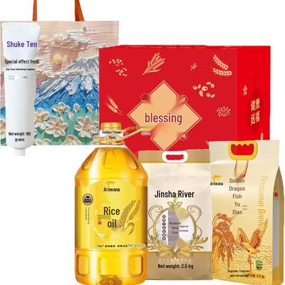 Зубная паста Shuke Peach & Подарочный набор Jinfu Grain/Oil на Праздник Весны