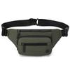 Water-repellent Men's Waist Bag Outdoor Sports Shoulder Crossbody Bag Chest Bag