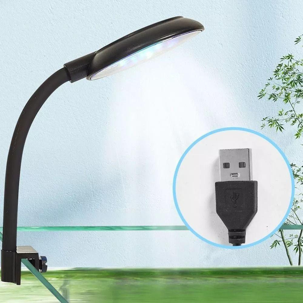 USB-лампа для аквариума с зажимом для аквариума Мини-светильник для аквариума Новый светильник для аквариумных растений