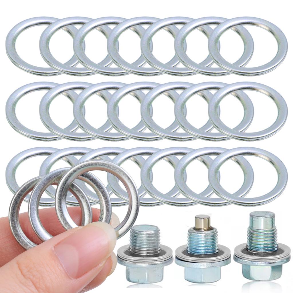 Car Oil Pan Drain Gasket for Toyota Lexus Car Drainage Bolt Pad Replaceable Washer Seal Set 12157-10010 Automotive Transmission