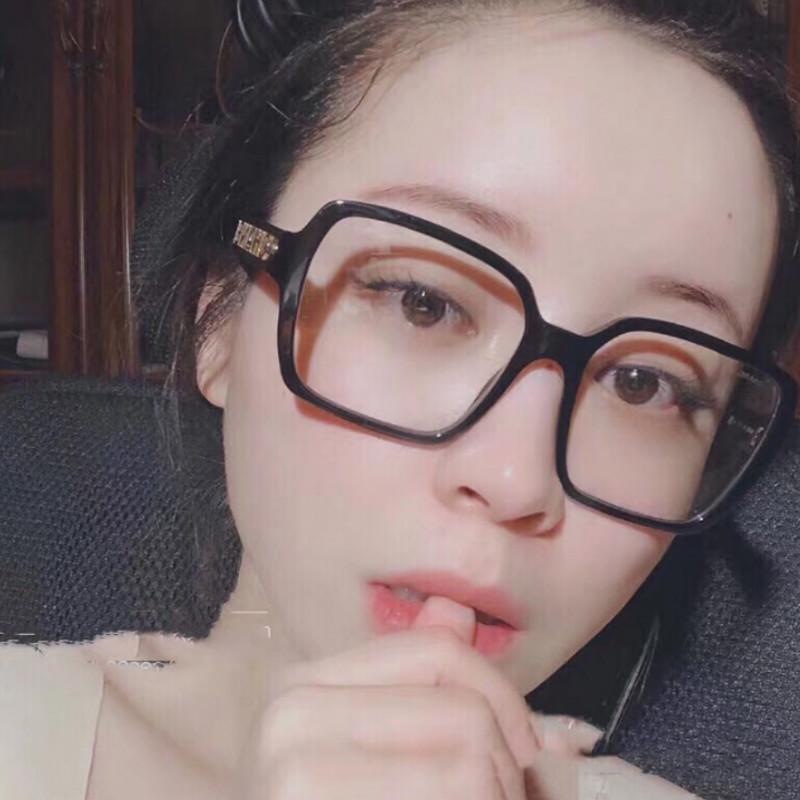 Оправа для очков Xiaoxiang'S Same 2137 Защита от синего света и излучения Оправа для очков с большой оправой Женская оправа для миопии Плоское зеркало