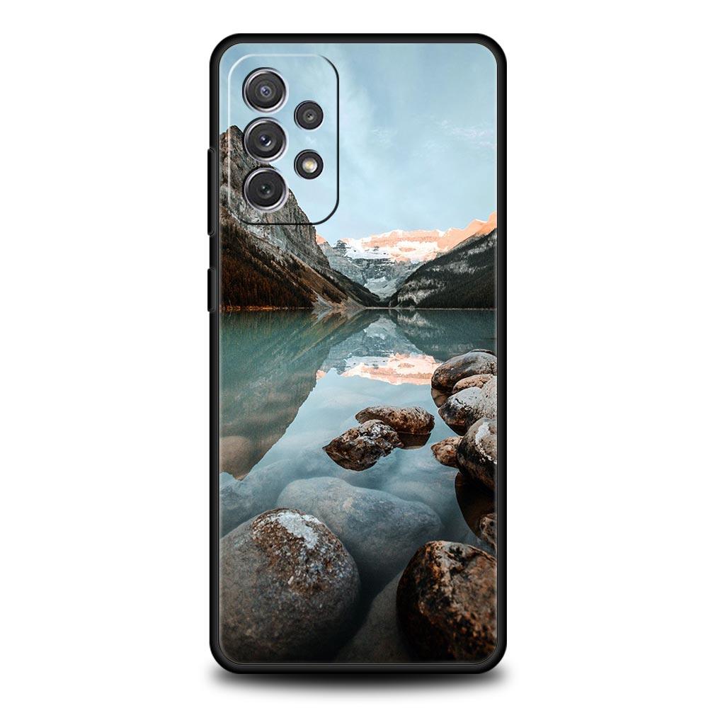 Водопад природа деревья корабль чехол для телефона Samsung Galaxy A13 A51 A71 A21S A12 A11 A31 A41 A23 A53 A73 A52 A32 5G A03S A01 чехол