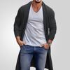New Versatile Autumn And Winter Cardigan Men'S Retro Knitted Sweater Jacket Long Sleeved Heavy Jacquard Sweater