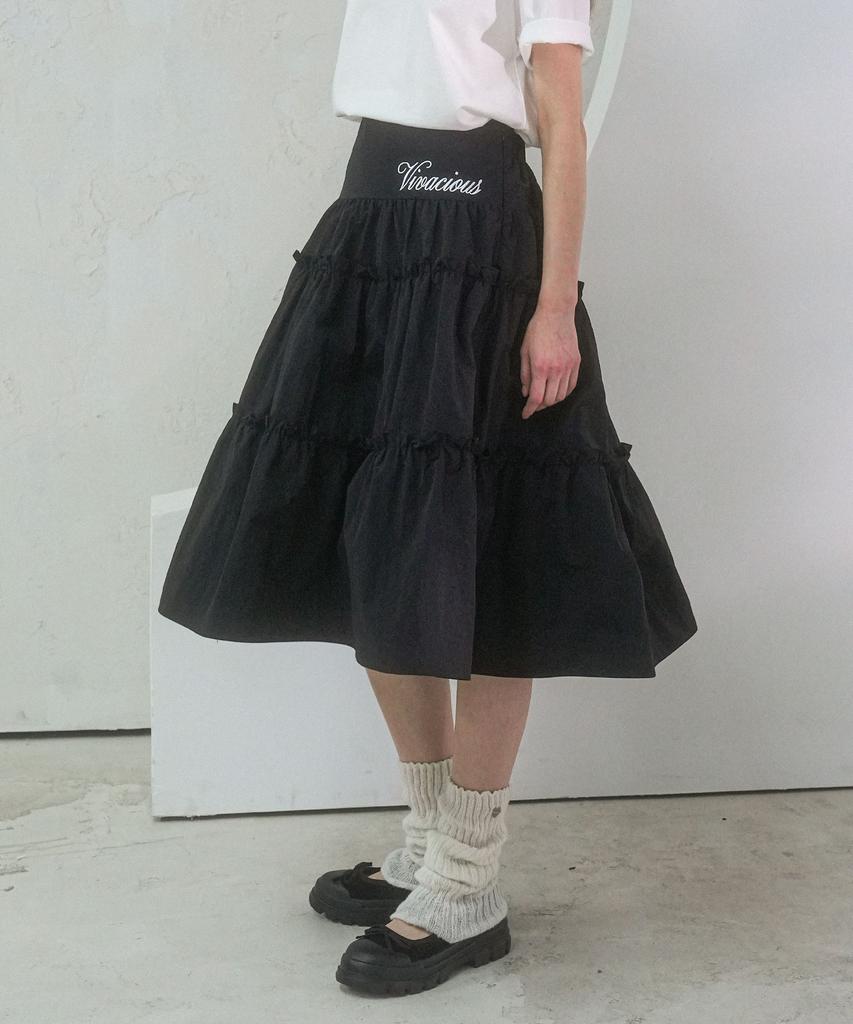 Viva Sers Claudia Taslan Kang Kang Skirt White