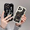 Чехлы для телефонов LZ14 Dog Doberman Animal Art с прозрачными мягкими волнами для Samsung S24 S23 Ultra S20 FE A54 A14 A52s A51 S10 Huawei Honor 90, защитная задняя крышка