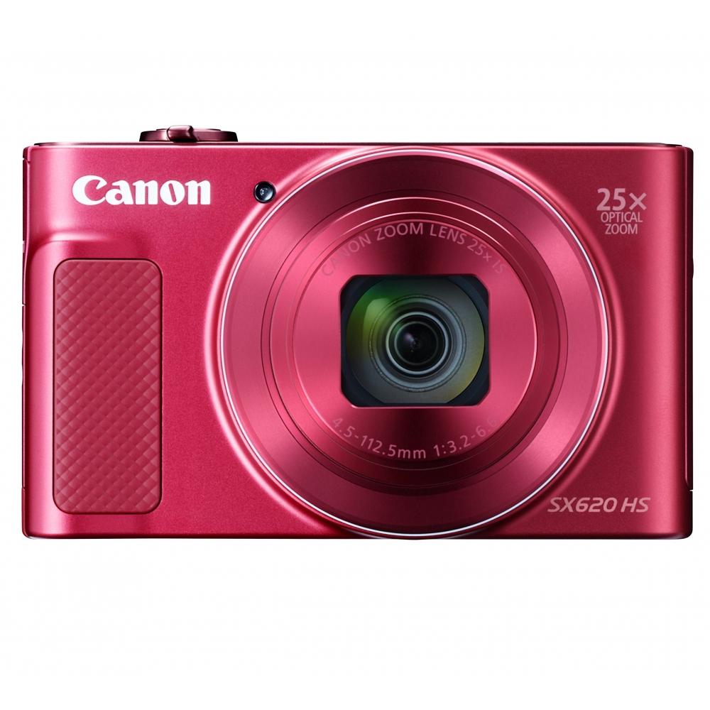 Canon Компактная цифровая камера PowerShot SX620 HS Red с 25-кратным оптическим зумом и поддержкой Wi-Fi PSSX620HSRE