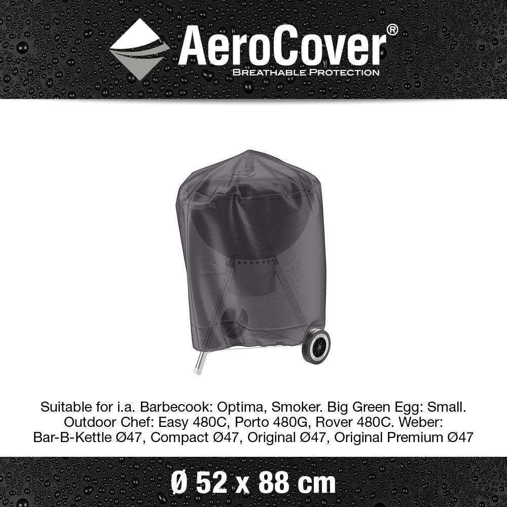 Charcoal Grill Cover 7870 Ø47X88 Aerocover Gray Homms