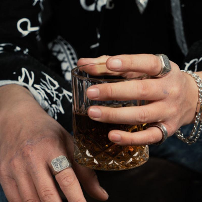 Ретро Египет Анубис Гор Кольцо Для Мужчин Панк Готика Рок Хип-хоп Открытое Кольцо Ручной Работы Дизайнер Циркон Байкерские Аксессуары Подарок для Любителя