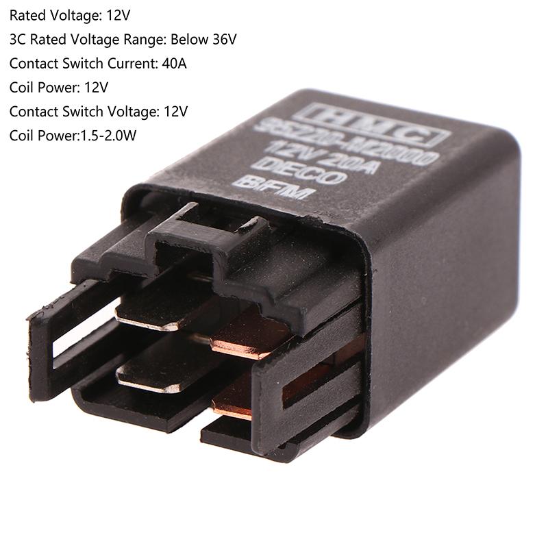 1 шт. 95220-M2000 12 В 40 А универсальное автомобильное реле универсальный мигающий 12 В 4 контакта 40 А