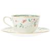 Noritake Cup & Saucer (for Both Coffee and Tea), 220cc, Floral Print, Bone China, T59387A/4409