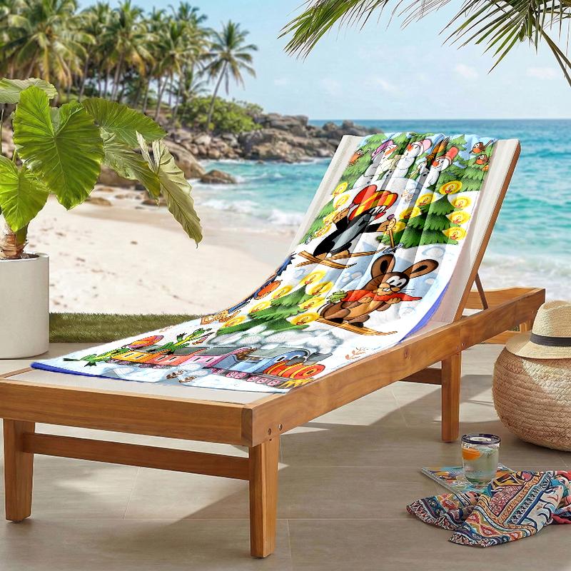 Krtecek Fashion Beach Towel: Ideal for Summer Adventures Soft, absorbent and quick drying suitable for swimming and bathing