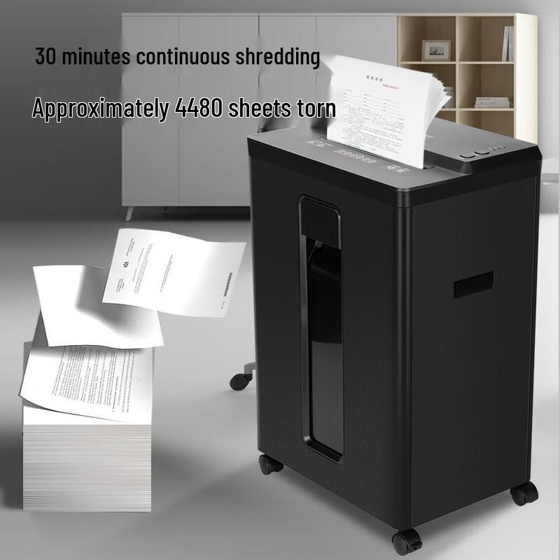 Comet 16-Sheet 30-Minute Commercial Cross-Cut Shredder CN plug (adapter included)