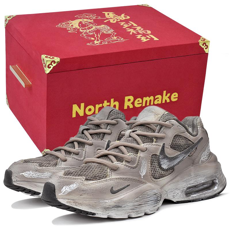 Nike Air Max Fusion Abrasion Resistant Slip Resistant Low top Running Shoes Women's CJ1671-100(Team679-S-BOX)